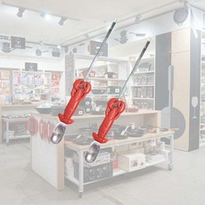 스텐 게포크2P 게살 바르는도구 킹크랩발라먹기 긁기, 1개, 상세페이지 참조