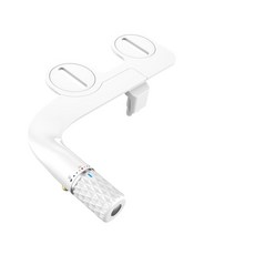 화장실용 비데 부착 울트라 슬림 비데 비전기 듀얼 노즐 (후면/여성 세척) 담수 스프레이 조절 가능한 수압 스테인리스 스틸 입구, 화장실용 비데 부착, 울트라 슬림 비데, 비전기 듀얼