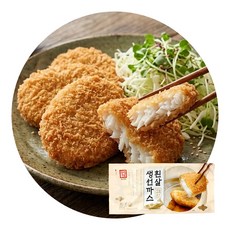 지케이푸드 한성 흰살생선까스 600g 생선커틀렛 피쉬앤칩스 반찬 급식 간편조리, 1개