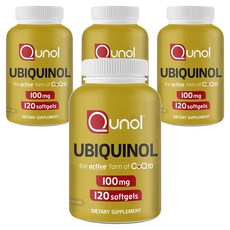 퀴놀 유비퀴놀 100mg 소프트젤, 4개, 120정