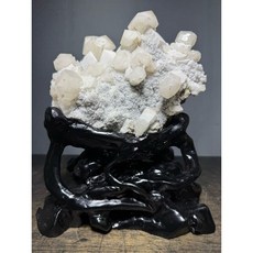 天然水晶簇 礦石擺件 裝飾, 白