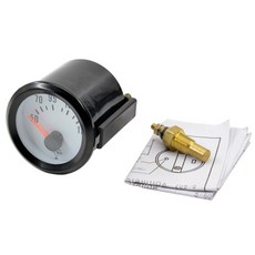 블루 백라이트 자동차 수정 엔진 오일 온도 게이지 센서 포함 50-150 섭씨 계량기 52mm