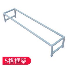 下殺價 1/6不銹鋼份數盆架 奶茶店果醬盒 分格調料架格子 盆底座支架 三格4味, 5格框架, 1個