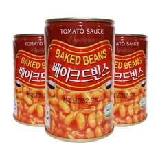 삼아 베이크드빈스 400g x24캔 / 부대 찌개 강낭콩 햄, 24개