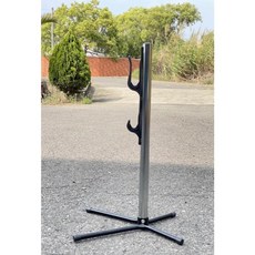 落地式自行車架 簡約室內單車收納架 金屬材質穩固耐用 各尺寸自行車適用, 拋光銀, 1個