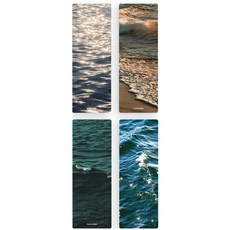 워너디스 미라이트 반투명 책갈피 4종 세트, 01 윤슬, 1세트