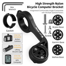 공식 및 Insta360 자전거 컴퓨터 마운트 Garmin Wahoo Bryton Giant 등의 호환됩니다., 01 Integrated