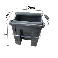 腳踏式拖把絞乾器 LD-1032 台灣製 擰拖把器 拖把脫水 拖把桶 拖把擰乾 拖把清潔 拖把瀝水, 1個, 深灰色