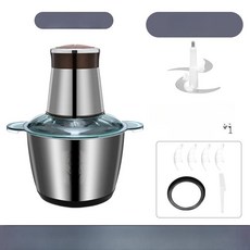 만능다지기 마늘다지기 미니다지기 다지기 만능 야채다지기, 3L 스테인리스스틸볼1세트블레이드, 기본 색상