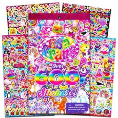 Lisa Frank 스티커 패드 - 600개 이상의 스티커 431632, Lisa Frank 스티커 패드 - 600개 이상의 스