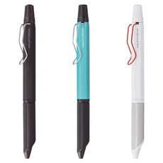 유니볼 제트스트림 엣지 3색볼펜 0.28mm SXE3-2503-28/edge 유성펜, 화이트레드