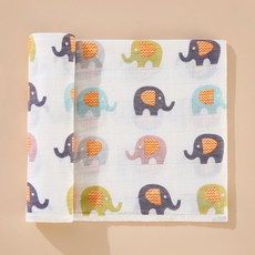 嬰兒紗布包巾/蓋毯 純棉紗布 多用途抱毯/餵奶巾/推車蓋毯 -