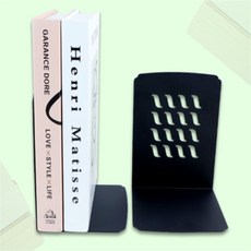 무디 북엔드L형 중 철제북엔드중형, 블랙