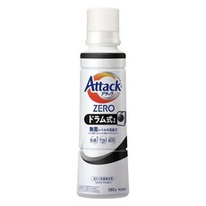 Attack Zero滾筒洗衣機專用濃縮洗衣精, 1瓶, 580g