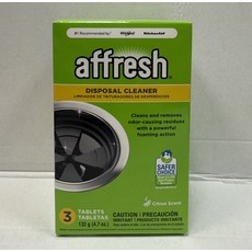 affresh 廚餘處理機清潔錠，有效去除異味，保持廚房清新，柑橘香味，3入, 132 g (4.7 oz.), 3