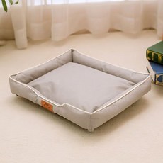 600D牛津布寵物床墊 耐磨耐咬 四季通用 貓窩 狗窩, 1個, 灰色-【加厚款】600D牛津布,L70*50*6【建議25斤內】