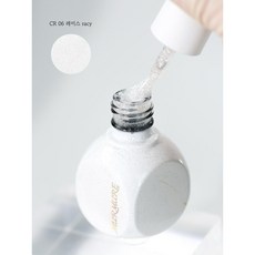 뮤르젤 크리스탈 10종(단품) 글리터 / 뮤르뮤르 젤네일, 1개, 10g, CR 06 레이스