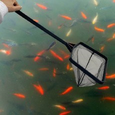 사각 그물망 어항 청소 뜰채 물고기 잡이 도구 수족관 관리 용품 애완동물 물생활, 상세페이지 참조