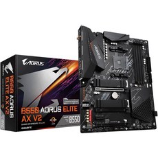 기가바이트 B550M AORUS 엘리트 AX 레브 1.3 AMD AM4 mATX 마더보드 Ryzen 500040003000 프로세서 DDR4 5+3 전원 단계 2배 M.2 PCIe, 1_B550|AE|M.2, ATX