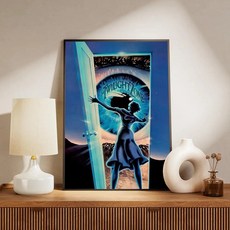 캡틴 츠바사 그림 서예 캔버스 포스터 벽 미적 가정 장식 거실, 03 15X20cmFrameless, 08 White4