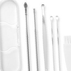 귀파개 작은통 큰통 원통 케이스 세트 귀청소 귀이개 가정용 귓밥 귀지 제거 청소, B 작은통, 1개