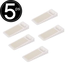 뮤즈렛 도어스토퍼 방문 고정 스토퍼 쾅 닫힘 방지 무타공, 5개, 화이트(작은사이즈)