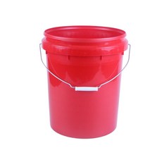 플라스틱버킷 페인트양동이 벌크통 25L 물통 밀봉 레드, 20L 레드 원형, 20L