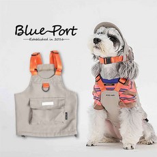 star Blue Port 輕型工裝馬甲 CORDURA 寵物工裝背心 中小型犬 狗衣服, 帽子灰藍, 1個