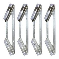 스텐 선반 코너브라켓 보강대 지지대 고정받침대 나사포함, 4개, L