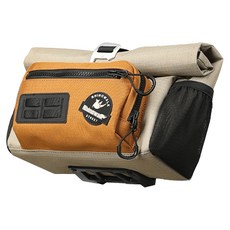 Rhinowalk 都會自行車車把包, 1個, 卡其色 + 黃色