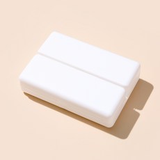 Xilla 磁吸折疊7格藥盒 - 隨身藥品分裝收納盒 防潮, 1個, 北歐白色 10*7*2.5cm