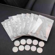 자동차 공기 환기 클립 방향제 리필 솔리드 향수 교체 패드 10개 자동 방향제 벤트 클립용 자동 향기 패드