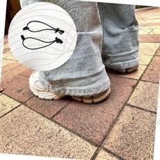 바지끌림방지집게 신발뒤꿈치 스트랩 바지단정리 발목고정 청바지밑단 신발끈연결 바지길이조절, 1개, 상세페이지 참조