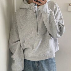 Y2k 심미적 솔리드 크롭 후디 2023 하라주쿠 포켓 그런지 스웻셔츠 봄 가을 일본 지퍼 느슨한 긴 소매 코트