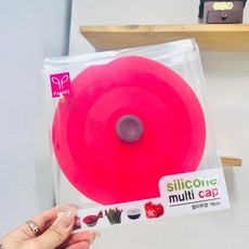 파미레 실리콘 멀티뚜껑 18cm 색상랜덤