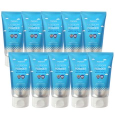 뽀로로 베이비 로션 투 파우더 바세린 크림 땀띠 예방, 10개, 120ml