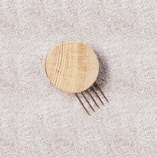 100% 원목 우드 꼭고핀 벽지핀, 1개, 파인 소나무