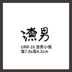 3M工程級 渣男噴漆系列 機車彩貼 防水貼紙 適用於DRG 雷霆S 勁戰 FNX JETS, 1個, URR-16 渣男反光車貼(小張), 反光