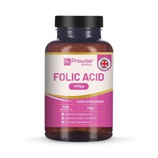 영국 프로와이즈 헬스케어 Prowise Healthcare Folic Acid 엽산 400 mcg, 1개, 400정