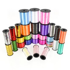 파티짱 컬링 리본 450m 풍선 끈 줄 풍선소품, 컬링리본(블랙)_450m, 1개