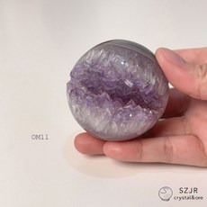 石至晶日 甜美小仙女 果透透感冰晶透牙開口笑瑪瑙球 直徑5.7CM 可打光 天然瑪瑙球, 1個