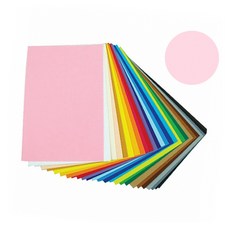 비접착 칼라펠트지 파스텔연분홍 환경판 재단 원단