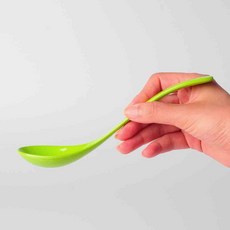 퓨전 멜라민숟가락 5색컬러, 연두, 1개