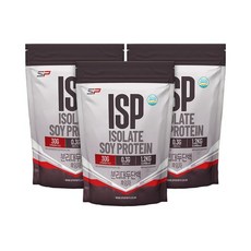 SP스포츠 ISP 분리대두단백질 흑임자맛, 1.2kg, 3개