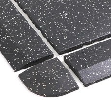 도리팝 매트 헬스장 바닥 바닥재 탄성 고무블럭 홈짐 5T 15T 25T 고무 운동 깔판, 1개, 엣지 코너