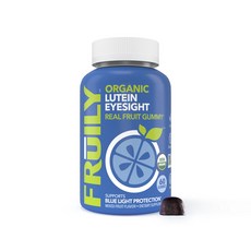 無麩質素食葉黃素水果風味軟糖, 1罐, 60顆