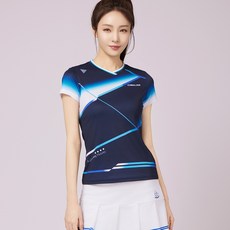 코랄리안 배드민턴 탁구 피클볼 테니스 기능성 반팔 티셔츠 여성 CRTZ2470