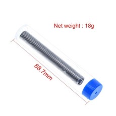 DIY 주석 납 로진 코어 솔더 와이어 20g 1.0mm 2% 플럭스 릴 용접 라인 신제품 주석 함량 45% 전자 부품 액세서리 소스, 1mm