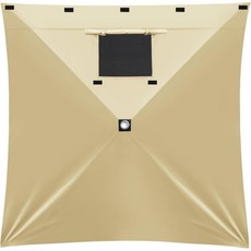 마스터캐노피 휴대용 스크린 하우스 방 팝업 가제보 야외 캠핑 텐트 쉘터 측면 패널 창문 포함 10x10 베이지, 마스터카노피 휴대용 스크린 하우스 룸 팝업 가제보 야외