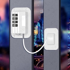 冰箱鎖 兒童安全鎖 門窗安全鎖 ABS材質, 冰箱安全鎖-白色, 1個